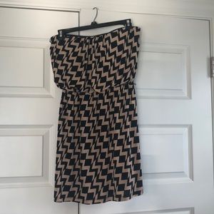 Strapless dress